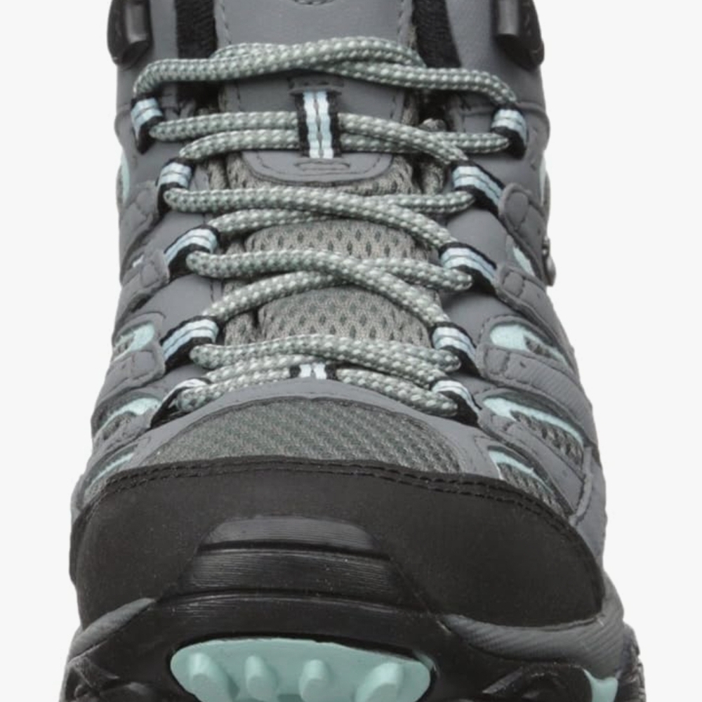 Merrell Women's Moab 2 Mid GTX Hiking Boot - Gray and Black - Picture 2 of 8